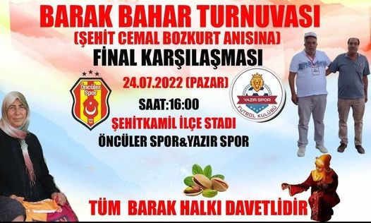 BARAK TURNUVASI ŞAMPİYONU BELLİ OLUYOR