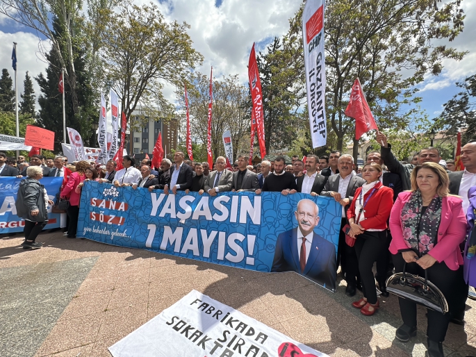 CHP Gaziantep’te 1 Mayıs coşkusu