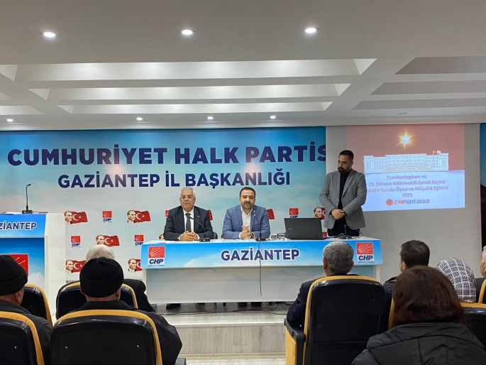 CHP GAZİANTEP'TE SANDIK EĞİTİMLERİ BAŞLADI