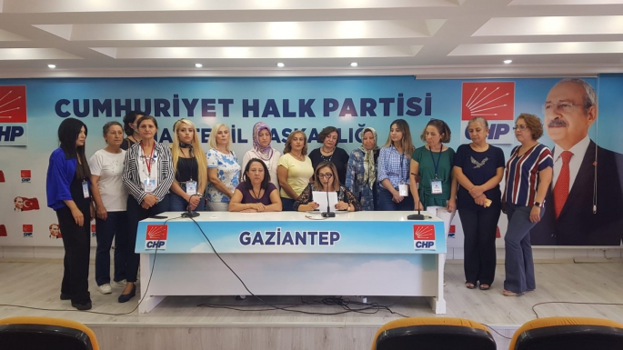 CHP Kadın Kolları'ndan 81 İlde Ortak Basın Açıklaması