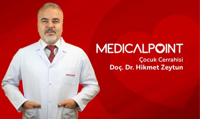 ÇOCUK CERRAHİSİ UZMANI DOÇ. DR. HİKMET ZEYTUN MEDICAL POINT GAZİANTEP HASTANESİ’NDE HASTA KABULÜNE BAŞLADI