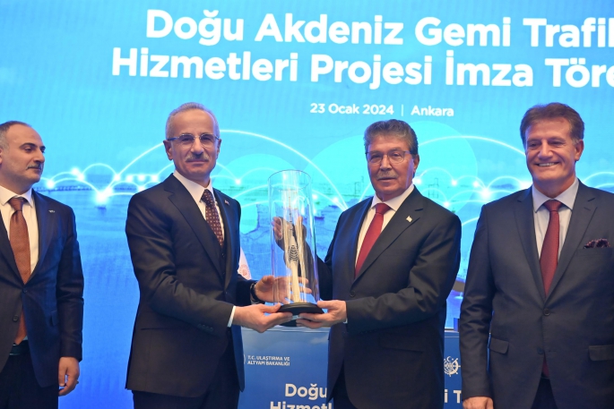 ‘DOĞU AKDENİZ GEMİ TRAFİK HİZMETLERİ SİSTEMİ PROJESİ'NDE İMZALAR ATILDI