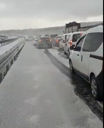 DOLU YAĞIŞI KAZAYA NEDEN OLDU!