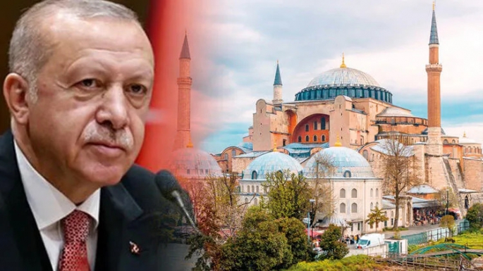 ERDOĞAN'IN SEÇİM PROGRAMI AÇIKLANDI! AYASOFYA'DA BİTECEK...