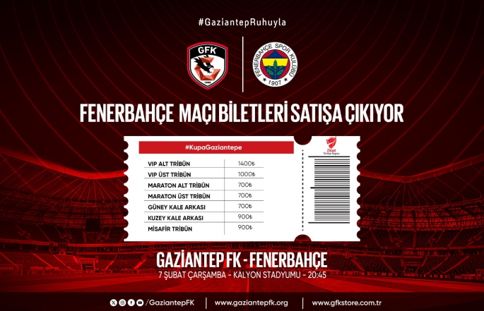 FENERBAHÇE BİLETLERİ SATIŞTA