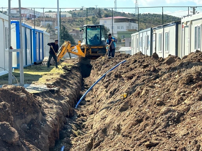 GASKİ, DEPREMDEN ETKİLENEN İLÇELERDE ALTYAPI SORUNLARINI ÇÖZDÜ