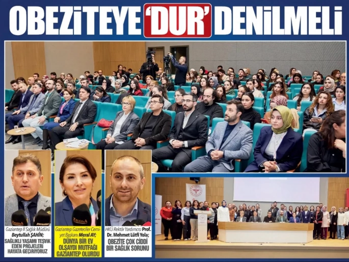 GGC İŞBİRLİĞİYLE ANLAMLI PANEL 'OBEZİTEYE ‘DUR’ DENİLMELİ' 