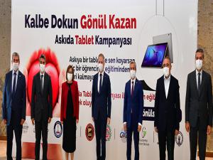 ASKIDA TABLET KAMPANYASI İLE UZAKTAN EĞİTİME DESTEKLER SÜRÜYÜR