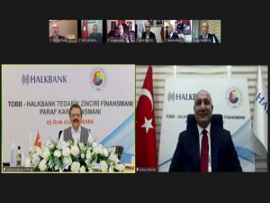 TOBB VE HALKBANK, PARAF TİCARİ KREDİ KARTI İLE GÜVENCELİ TEDARİK ZİNCİRİ FİNANSMANI ANLAŞMASINI İMZALADI