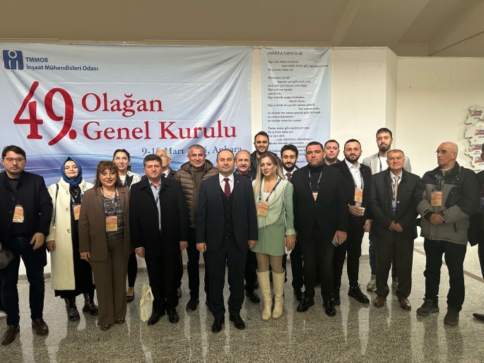 İMO Gaziantep Şubesi merkezde de güçlü