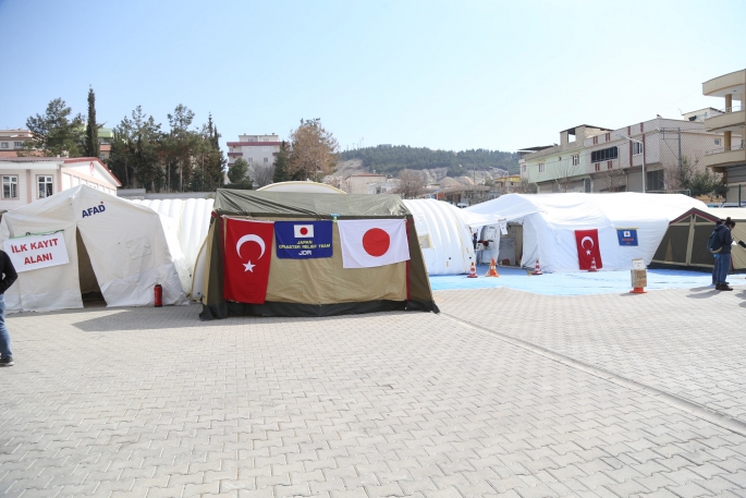 JAPONYA EN BÜYÜK SAHRA HASTANESİNİ GAZİANTEP’TE KURDU