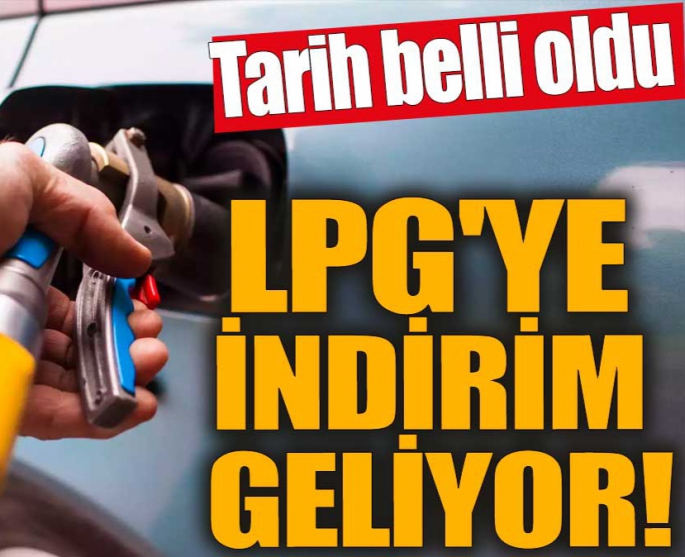 LPG'ye  bu gece indirim geliyor