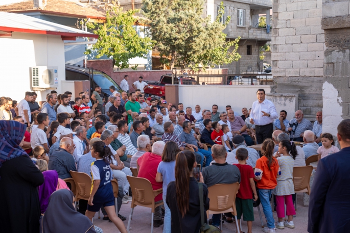 ÖĞÜMSÖĞÜT SAKİNLERİNDEN YILMAZ’A YOĞUN İLGİ