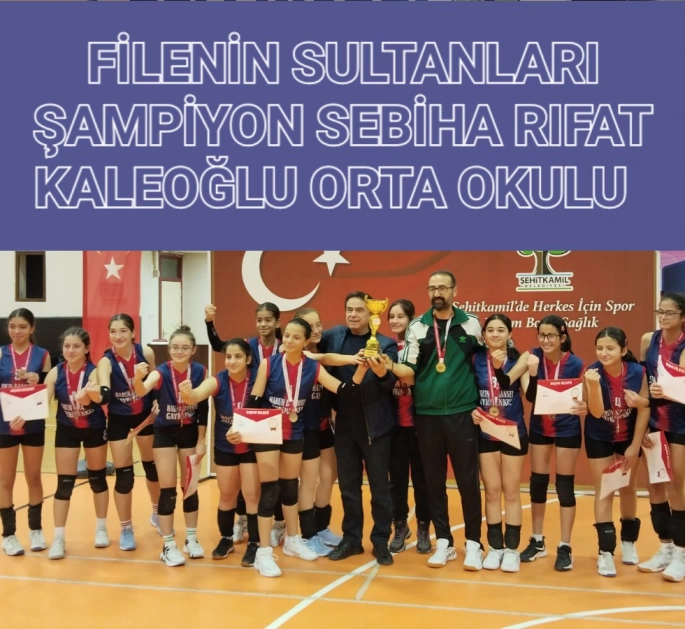 Okullar Arası Voleybol Turnuvasında Fırtına Gibi Estiler