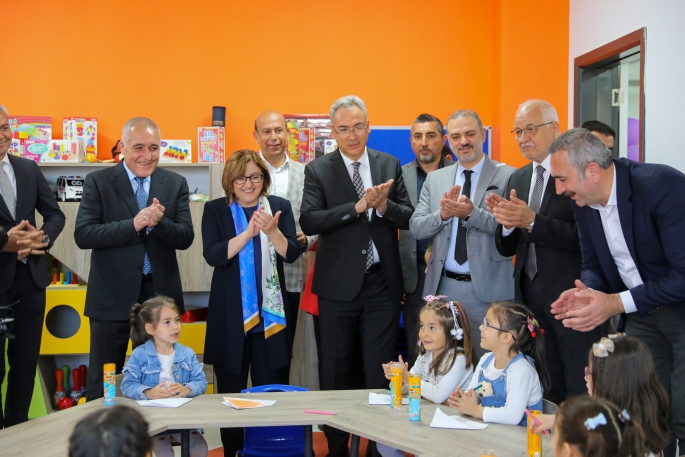 ORGANİZE SANAYİ BÖLGESİ GÜNDÜZ BAKIM EVİ VE ANAOKULU AÇILDI