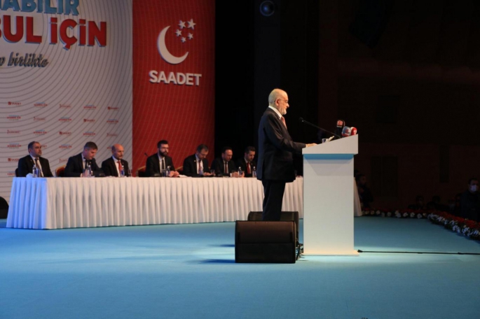 Saadet'de kongre heyecanı