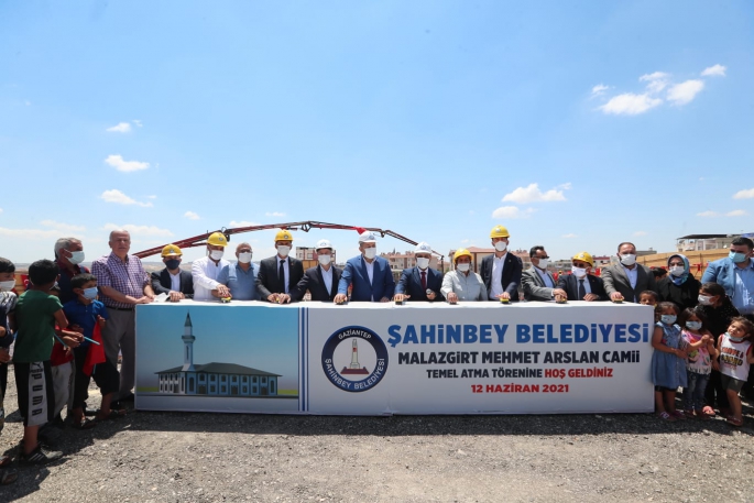 ŞAHİNBEY’DE MALAZGİRT CAMİ'NİN TEMELLERİ ATILDI