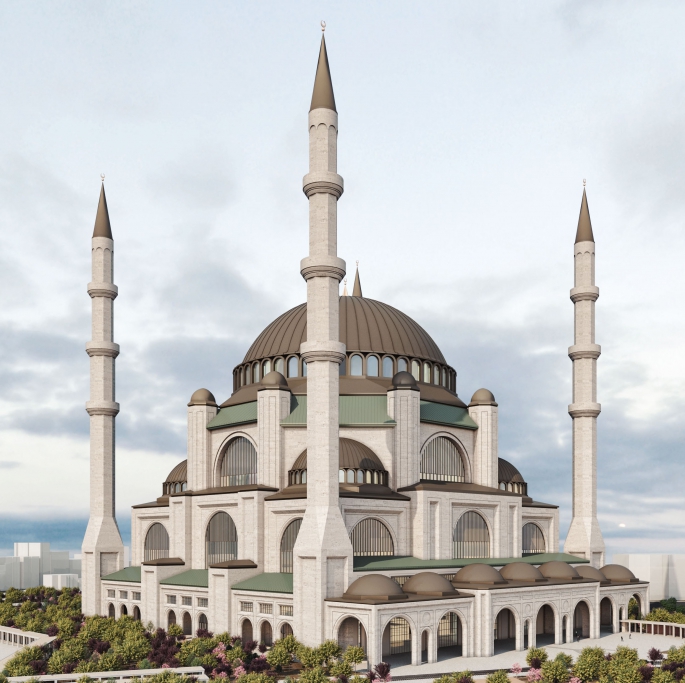 SANKO CAMİSİ’NİN TEMELİ ATILDI