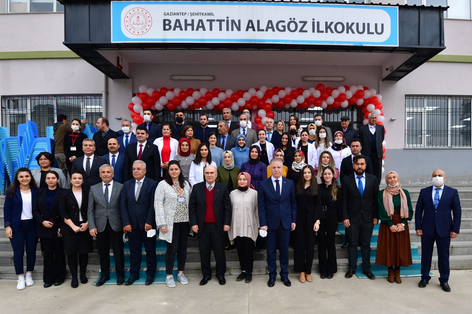 Eski Bakan Bahattin Alagöz’ün katılımıyla adını taşıyan okul açıldı